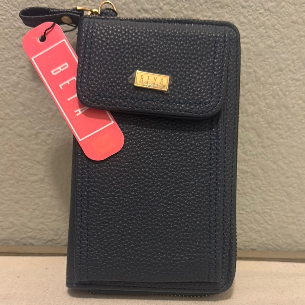 Beta Navy Phone Wallet Case